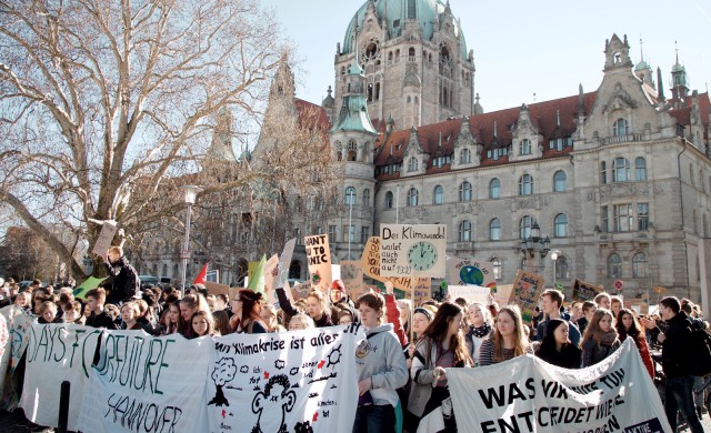 Schüler*innen streiken für das Klima